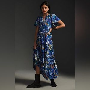 The Somerset Cotton Maxi Dress: XL, Excellent Condition
